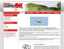 Tablet Screenshot of caravancamperok.it
